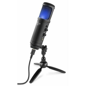 Power Dynamics PCM120 USB studio microfoon met standaard en