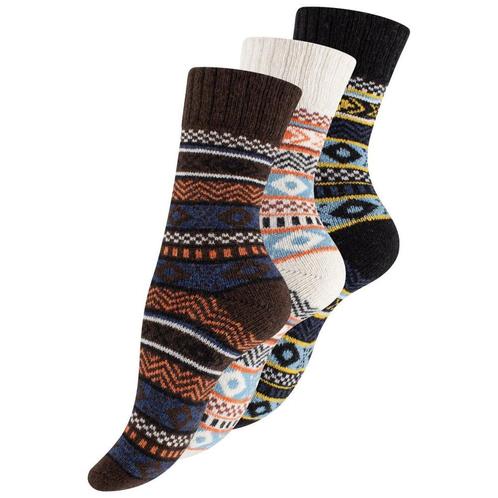 3 paar Noorse wollen sokken Hygge gemixt voor €15,95, Kleding | Heren, Sokken en Kousen, Nieuw, Verzenden