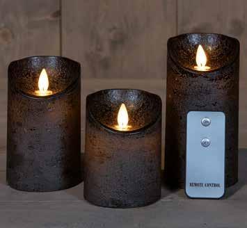LEDkaarsen Annas Collection LED kaars 3D Flame Wax Candle