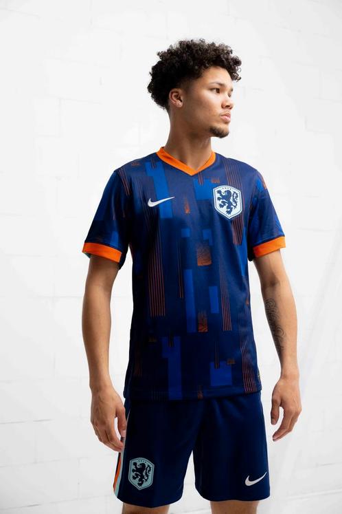 Nederland Shirt Uit Senior 2024-2026, Kleding | Heren, Sportkleding, Algemeen, Blauw, Nieuw, Verzenden