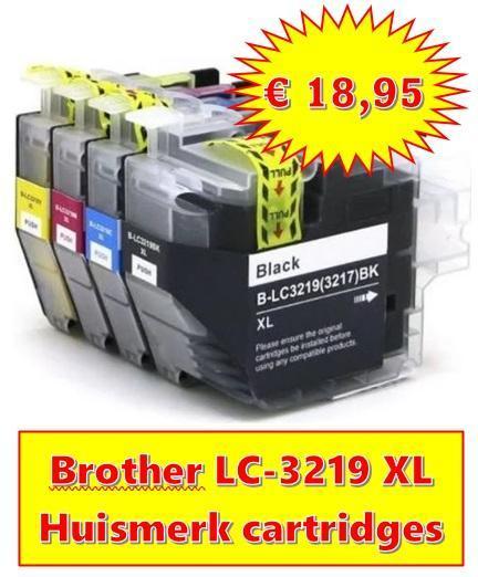BROTHER LC-3219 compatible set (€ 16,95)., Computers en Software, Printerbenodigdheden, Cartridge, Nieuw, Ophalen of Verzenden