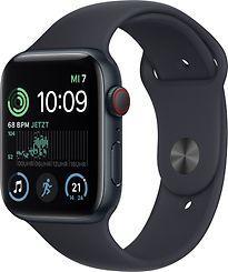 Apple Watch SE 2022 44 mm kast van middernacht aluminium op