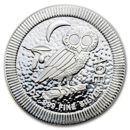Nieuw-Zeeland Athenian Owl 1 oz 2018, Postzegels en Munten, Munten | Oceanië, Losse munt, Zilver, Verzenden