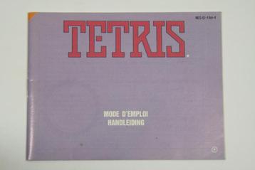 Tetris (Manual) (Nes Handleidingen, Nintendo Nes, Nintendo)