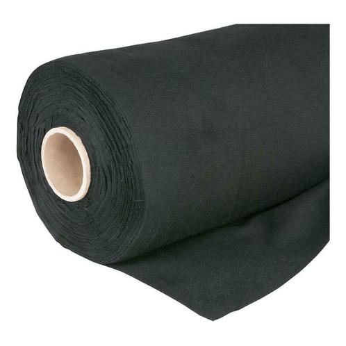 Nieuw Showtec Deco-Flanel op rol 60 meter x 130cm zwart stof, Hobby en Vrije tijd, Stoffen en Lappen, 120 cm of meer, 200 cm of meer