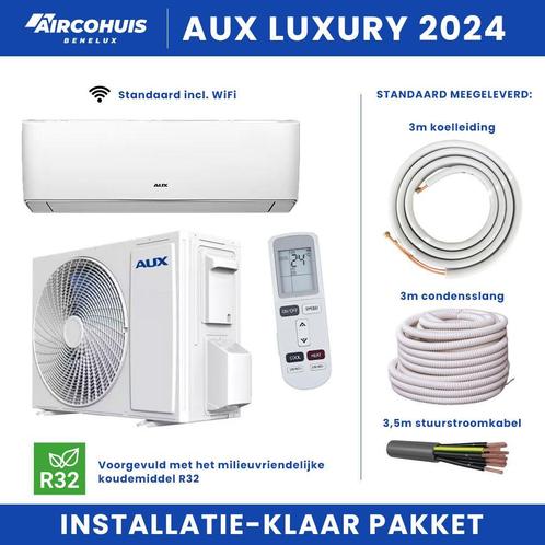 AUX Split unit airco-warmtepomp 2.5 / 3.5 / 5 & 7 kW - NIEUW, Witgoed en Apparatuur, Airco's, Koelen en Ontvochtigen, Ventileren