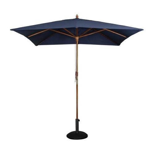 Bolero vierkante donkerblauwe parasol 2,5 meter, Zakelijke goederen, Horeca | Meubilair en Inrichting, Verzenden