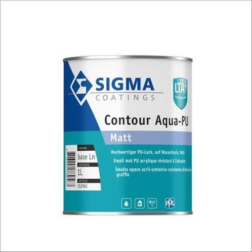 Sigma Contour Aqua Pu Matt 1L-49,97 € - Nu korting 39,98 €, Doe-het-zelf en Verbouw, Verf, Beits en Lak, Lak, Overige kleuren