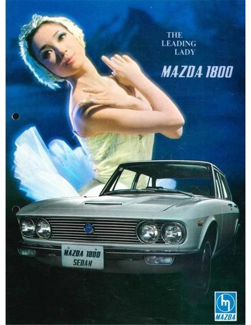 1972 MAZDA 1800 | 1500 LEAFLET FRANS, Boeken, Auto's | Folders en Tijdschriften, Mazda