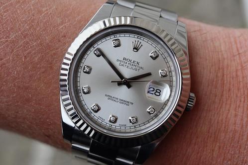 Rolex Datejust ll 41MM 05/2013 Full set, Perfecte staat, Sieraden, Tassen en Uiterlijk, Horloges | Heren, Staal, Zo goed als nieuw