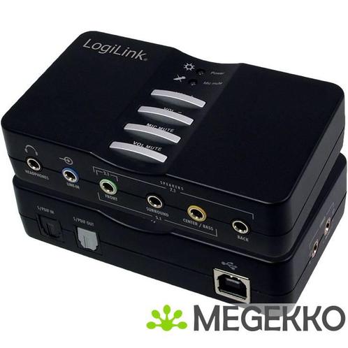 LogiLink USB Sound Box Dolby 7.1 8-Channel, Computers en Software, Geluidskaarten, Nieuw, Verzenden