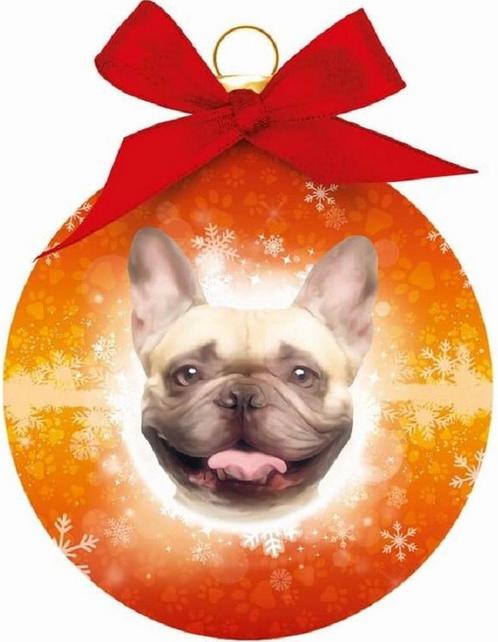 Plenty Gifts Kerstbal voor de hond Franse bulldog, Dieren en Toebehoren, Honden-accessoires, Ophalen of Verzenden