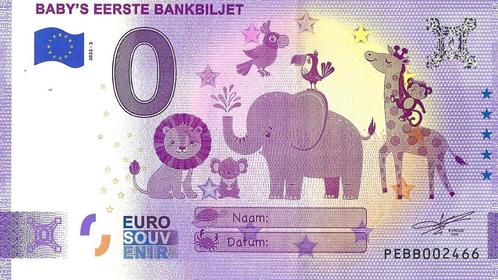 0 euro biljet Babys eerste bankbiljet, Postzegels en Munten, Bankbiljetten | Europa | Eurobiljetten, Verzenden