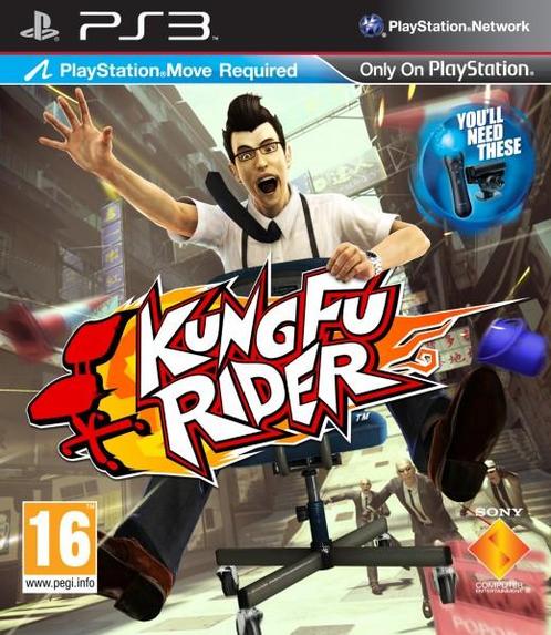 Kung Fu Rider (Move) (PlayStation 3), Spelcomputers en Games, Games | Sony PlayStation 3, Gebruikt, Vanaf 12 jaar, Verzenden