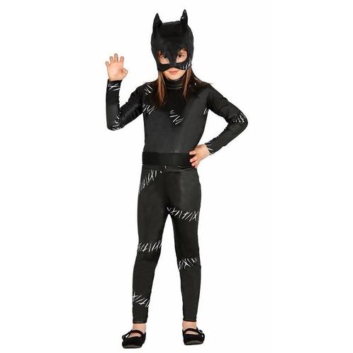 Zwarte kat/poes Halloween catsuit voor meiden - Halloween .., Kinderen en Baby's, Carnavalskleding en Verkleedspullen, Ophalen of Verzenden