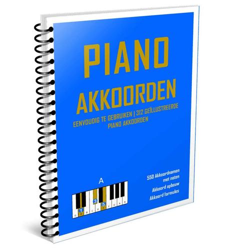 Piano Akkoordenboek Ringband, Muziek en Instrumenten, Bladmuziek, Verzenden