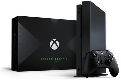 Xbox One X 1TB Project Scorpio Edition + S Controller in..., Spelcomputers en Games, Spelcomputers | Xbox One, Zo goed als nieuw
