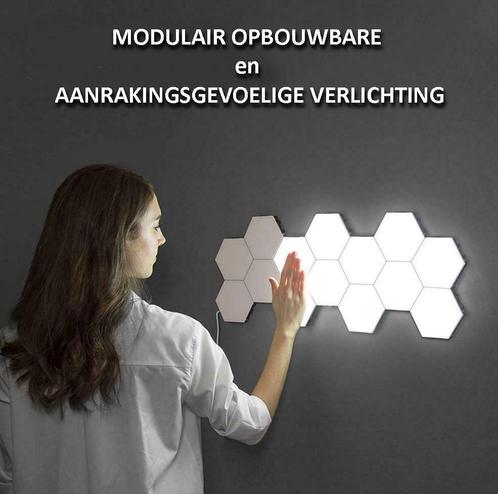 Zeshoekige modulair opbouwbare set LED aanraaklampen, Huis en Inrichting, Lampen | Overige, Nieuw, Verzenden