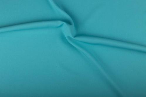 Texture stof licht waterblauw - 25m bi-stretch op rol, Hobby en Vrije tijd, Stoffen en Lappen, Verzenden