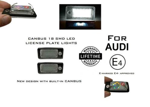 LED Kenteken voor Audi A3 S3 RS3 A4 S4 RS4 A5 S5 A6 S6 RS6, Auto-onderdelen, Verlichting, Nieuw, Audi, Ophalen of Verzenden