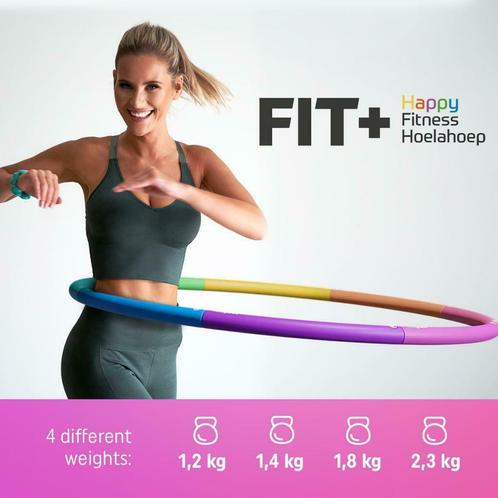 Fit+ professioneel Fitness hoelahoep - Fitness hoepel 2,3 kg, Sport en Fitness, Fitnessmaterialen, Overige typen, Nieuw, Armen