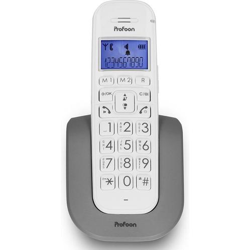 Profoon -Big button DECT telefoon - Groot display, grote, Telecommunicatie, Vaste telefoons | Handsets en Draadloos, Verzenden