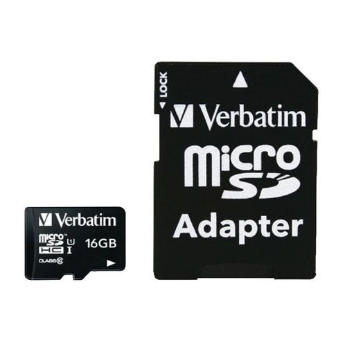 Verbatim Micro SDHC geheugenkaart / 16GB, Computers en Software, USB Sticks, Ophalen of Verzenden