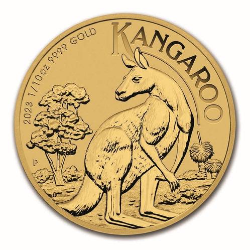 Gouden Kangaroo Nugget 1/10 oz 2023, Postzegels en Munten, Munten | Oceanië, Losse munt, Goud, Verzenden