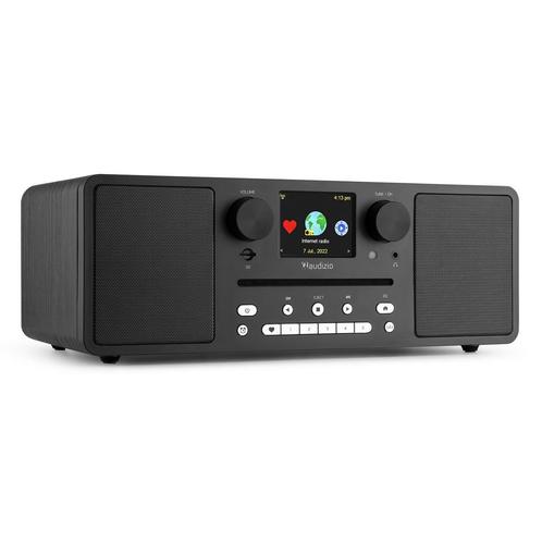 Retourdeal - Audizio Naples stereo DAB radio met CD speler,, Audio, Tv en Foto, Radio's, Zo goed als nieuw, Verzenden