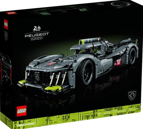Lego Technic 42156 PEUGEOT 9X8 24H Le Mans Hybrid Hypercar, Kinderen en Baby's, Speelgoed | Duplo en Lego, Nieuw, Ophalen of Verzenden