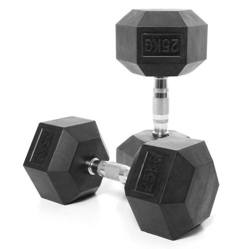 Strongman hexa dumbbell 25 kg, Sport en Fitness, Fitnessmaterialen, Dumbbell, Nieuw, Armen, Benen, Borst, Buik, Ophalen of Verzenden