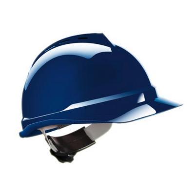 MSA V-Gard 500 veiligheidshelm Blauw met ventilatie en, Doe-het-zelf en Verbouw, Veiligheidshelmen, Nieuw, Verzenden