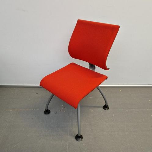 Ahrend 250 kantoorstoel - oranje stof (alleen per set), Huis en Inrichting, Stoelen, Ophalen of Verzenden