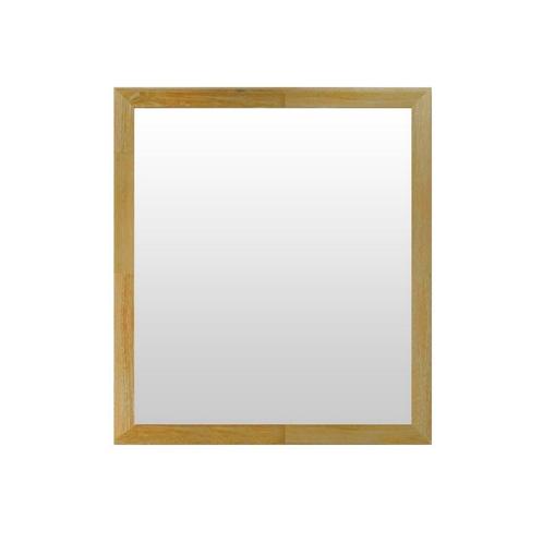 Spiegel met kader Allibert Prisca 80 cm Acacia, Huis en Inrichting, Badkamer | Badkamermeubels, Spiegelkast, Nieuw, Ophalen of Verzenden