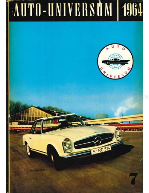 1964 AUTO UNIVERSUM JAARBOEK ENGELS, Boeken, Auto's | Folders en Tijdschriften