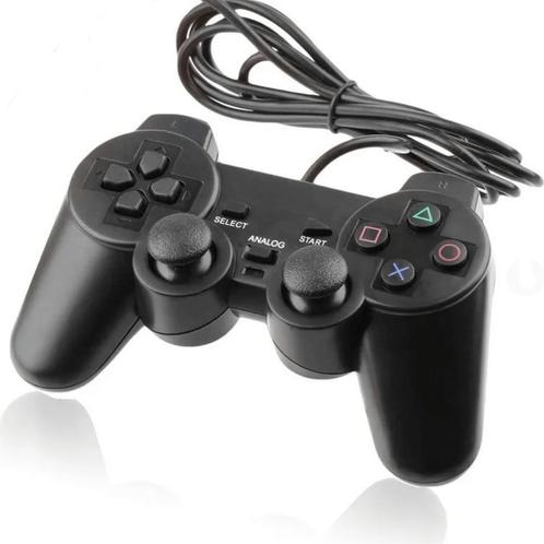 Nieuwe Controller voor Playstation 2 - Black, Spelcomputers en Games, Spelcomputers | Sony PlayStation 2, Ophalen of Verzenden