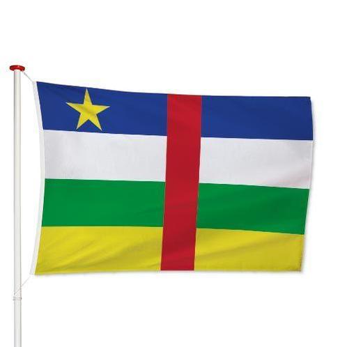 Centraal-Afrikaanse Vlag 40x60cm, Diversen, Vlaggen en Wimpels, Nieuw, Verzenden
