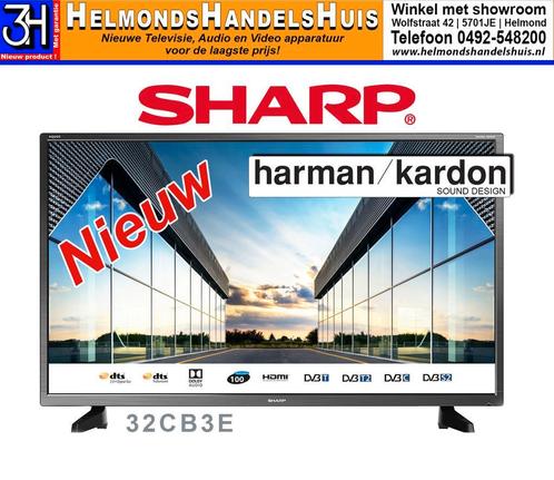 Nieuwe Sharp 32inch/80cm Goedkope goede tv met goed geluid, Audio, Tv en Foto, Televisies, LED, Nieuw, Sharp, 60 tot 80 cm, Ophalen
