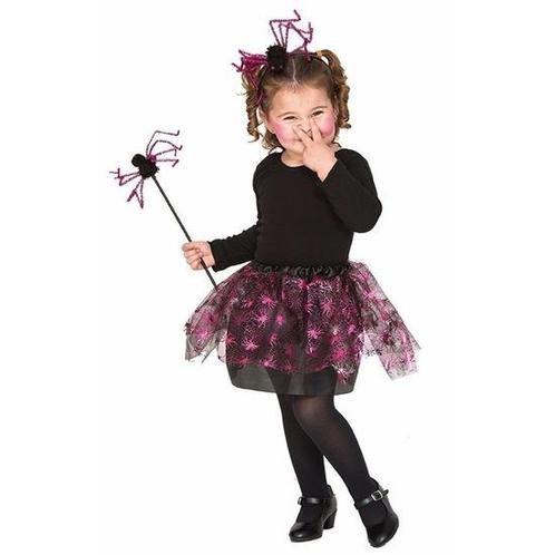 Verkleedkleding roze spin heksenset voor meisjes - Heksen .., Kinderen en Baby's, Carnavalskleding en Verkleedspullen, Verzenden