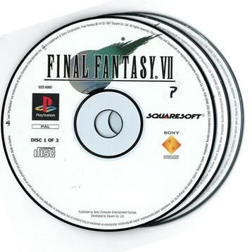 Final Fantasy 7 (losse discs) (PlayStation 1)