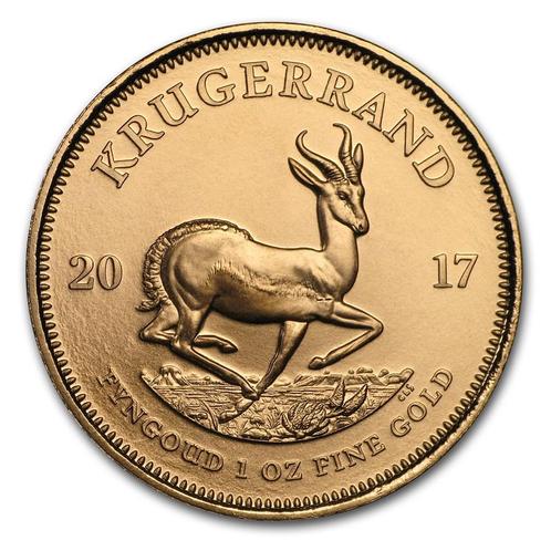 Gouden Krugerrand 1 oz 2017, Postzegels en Munten, Munten | Afrika, Losse munt, Goud, Zuid-Afrika, Verzenden