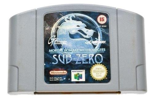 Mortal Kombat Mythologies Sub-Zero [Nintendo 64], Spelcomputers en Games, Games | Nintendo 64, Zo goed als nieuw, Ophalen of Verzenden