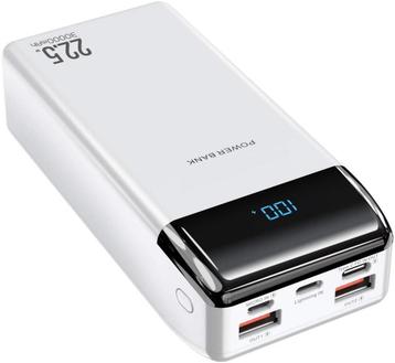 DrPhone PW4 Powerbank 30000mah - 22.5W- Draagbare Oplader -