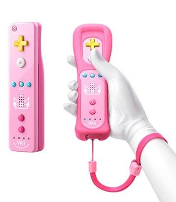 Nintendo Wii Remote Controller Motion Plus Princess Peach