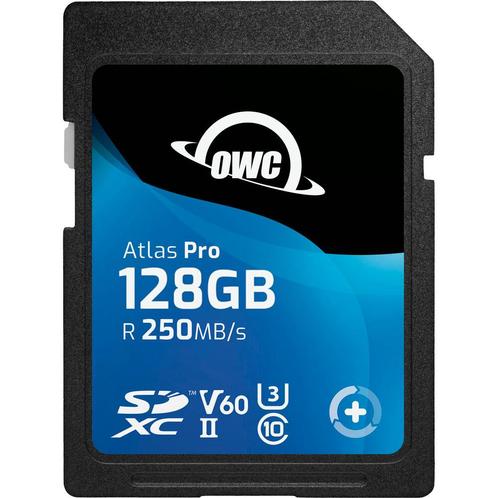 OWC Atlas Pro SDXC UHS-II V60 Media Card 128GB, Audio, Tv en Foto, Fotografie | Geheugenkaarten, Overige typen, Nieuw, Ophalen of Verzenden
