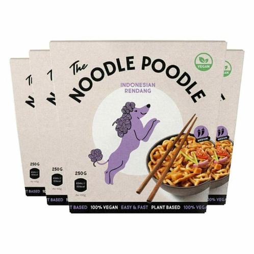 4x The Noodle Poodle Indonesian Rendang 250 gr, Diversen, Levensmiddelen, Verzenden