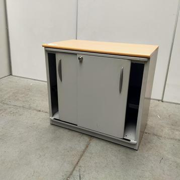 Steelcase stalen schuifdeurkast - 73x80x46 cm
