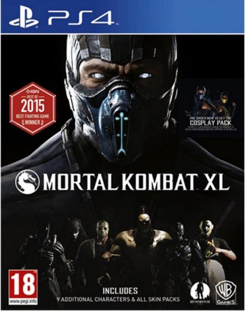 Mortal kombat XL PS4 Garantie & morgen in huis!, Spelcomputers en Games, Games | Sony PlayStation 4, 1 speler, Zo goed als nieuw