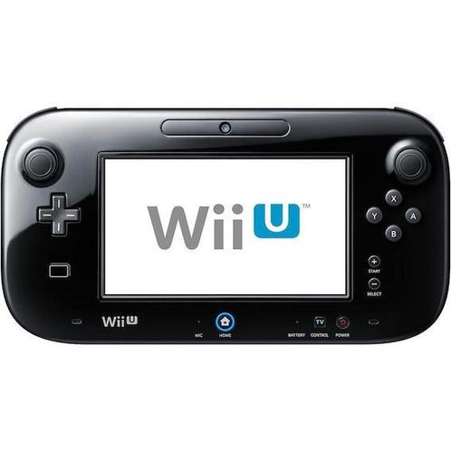 Losse Gamepad Wii U Zwart (Wii U Spelcomputers), Spelcomputers en Games, Spelcomputers | Nintendo Wii U, Zo goed als nieuw, Ophalen of Verzenden