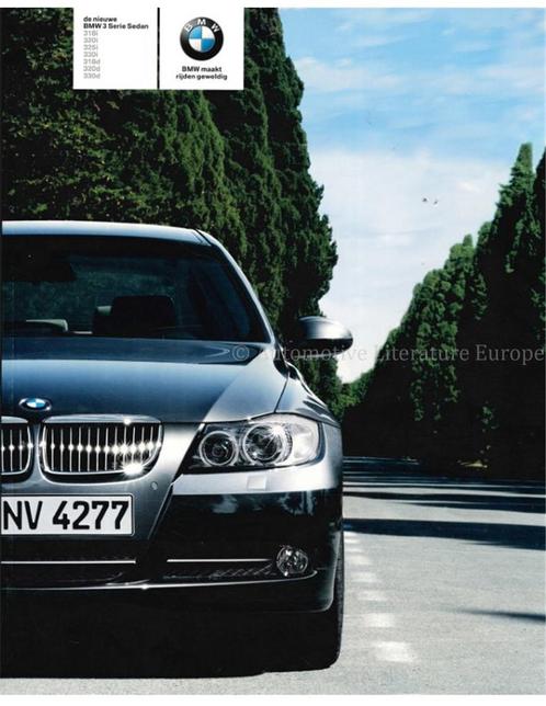 2005 BMW 3 SERIE SEDAN BROCHURE NEDERLANDS, Boeken, Auto's | Folders en Tijdschriften, BMW